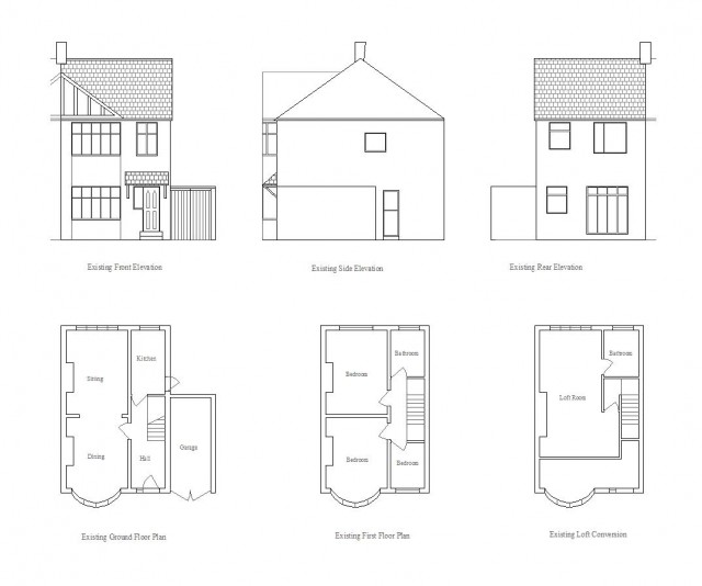 Existing Plans & Elevations